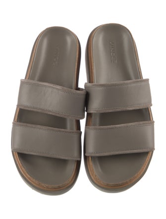 Vince Leather Slides