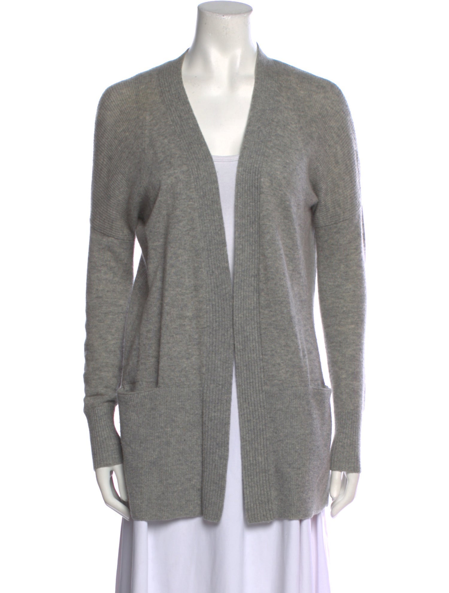 Vince Cashmere Plunge Neckline Sweater