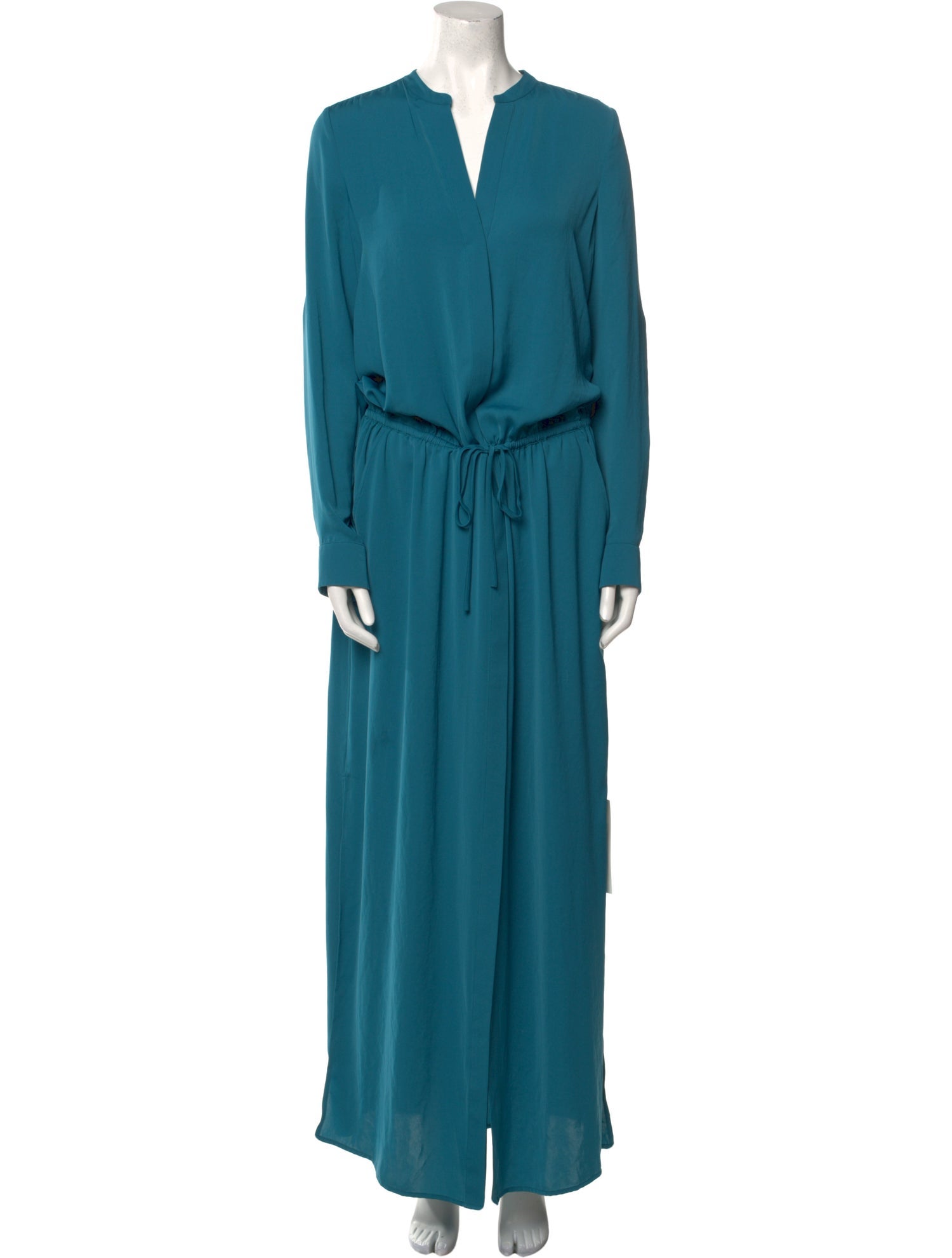 Vince V-Neck Long Dress