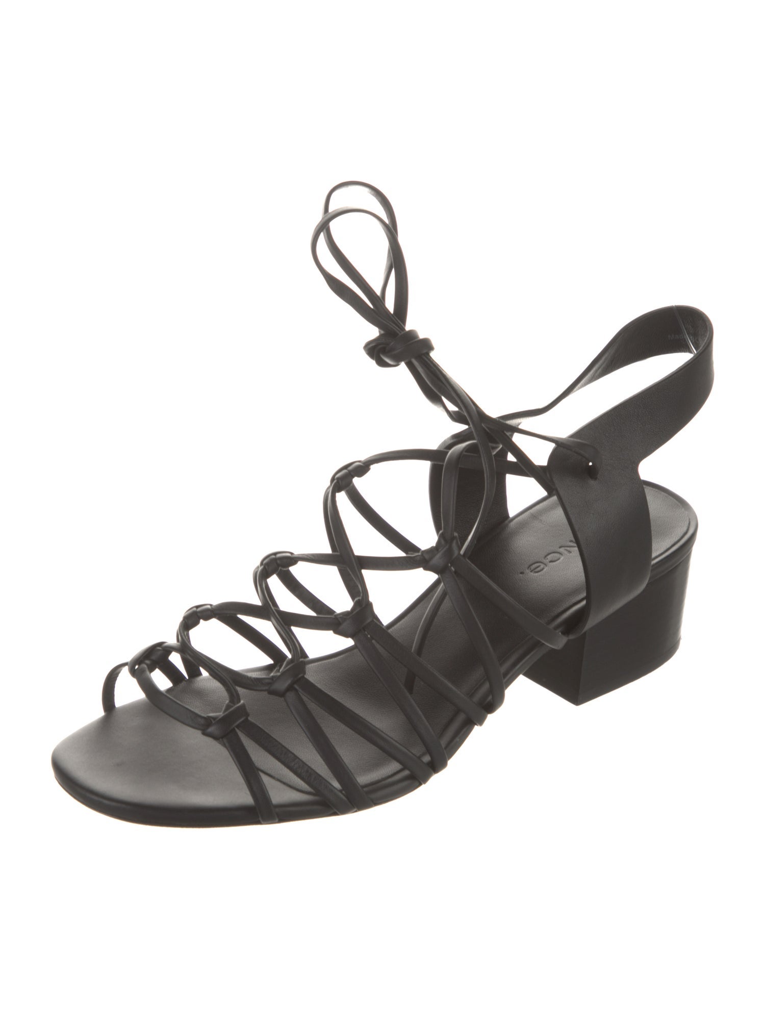 Vince Leather Slingback Sandals