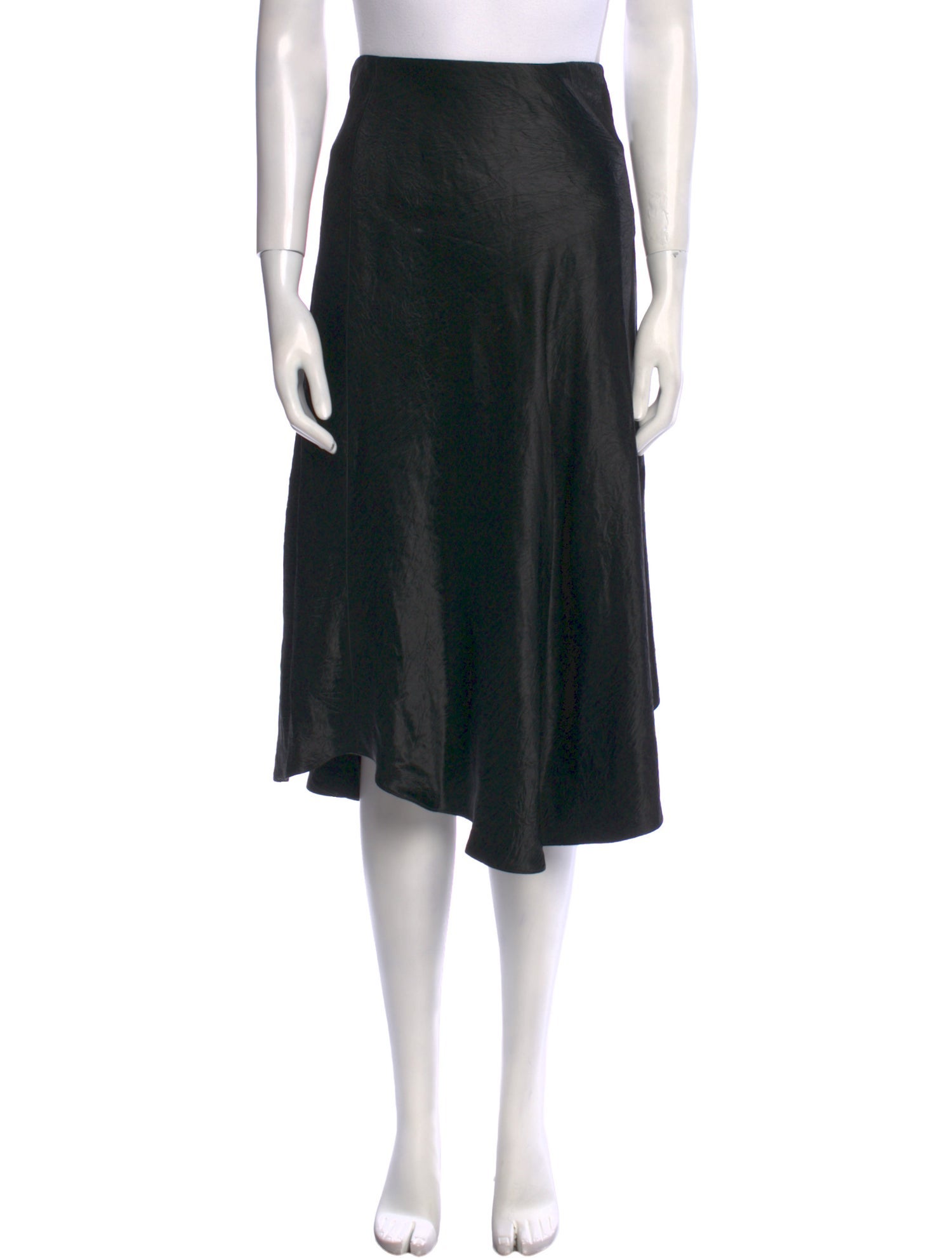 Vince Satin Midi Length Skirt