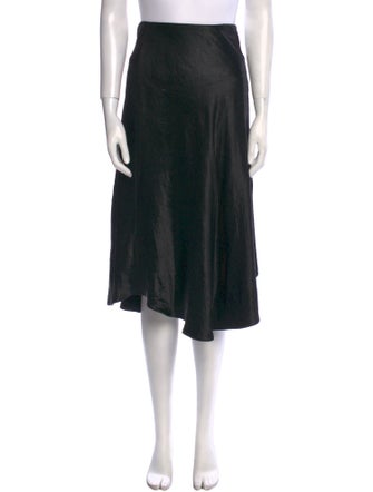 Vince Satin Midi Length Skirt