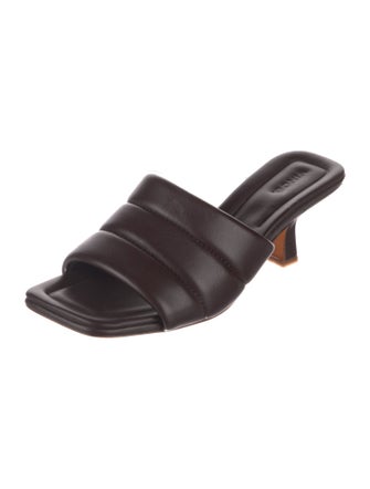 Vince Leather Slides
