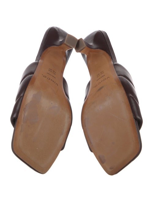 Vince Leather Slides