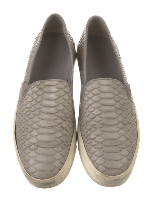 Vince Leather Animal Print Espadrilles