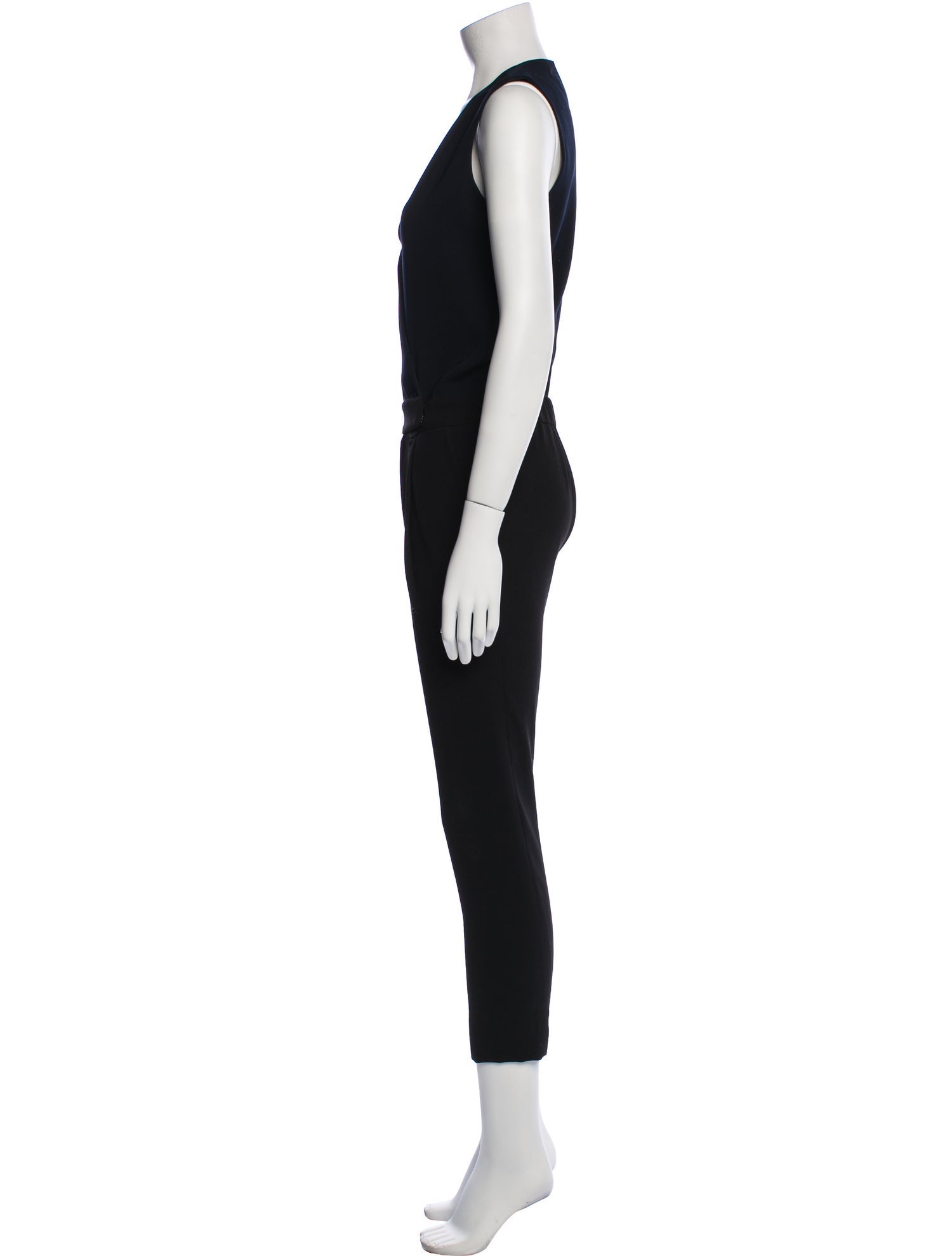 Vince Plunge Neckline Jumpsuit