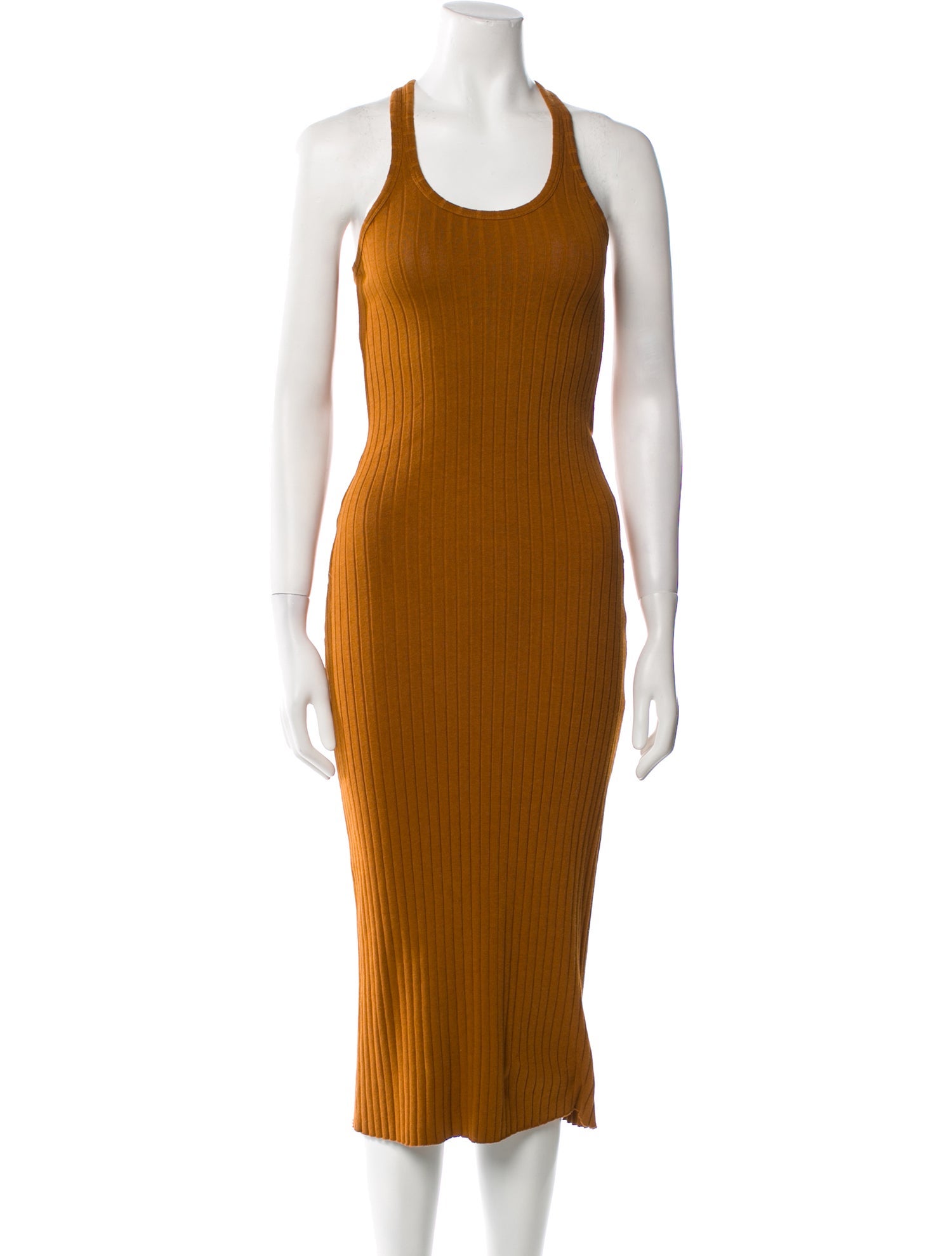 Vince Scoop Neck Midi Length Dress