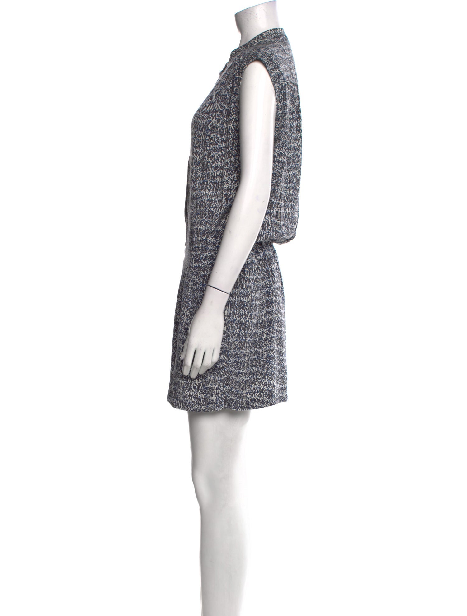 Vince Silk Crew Neck Romper