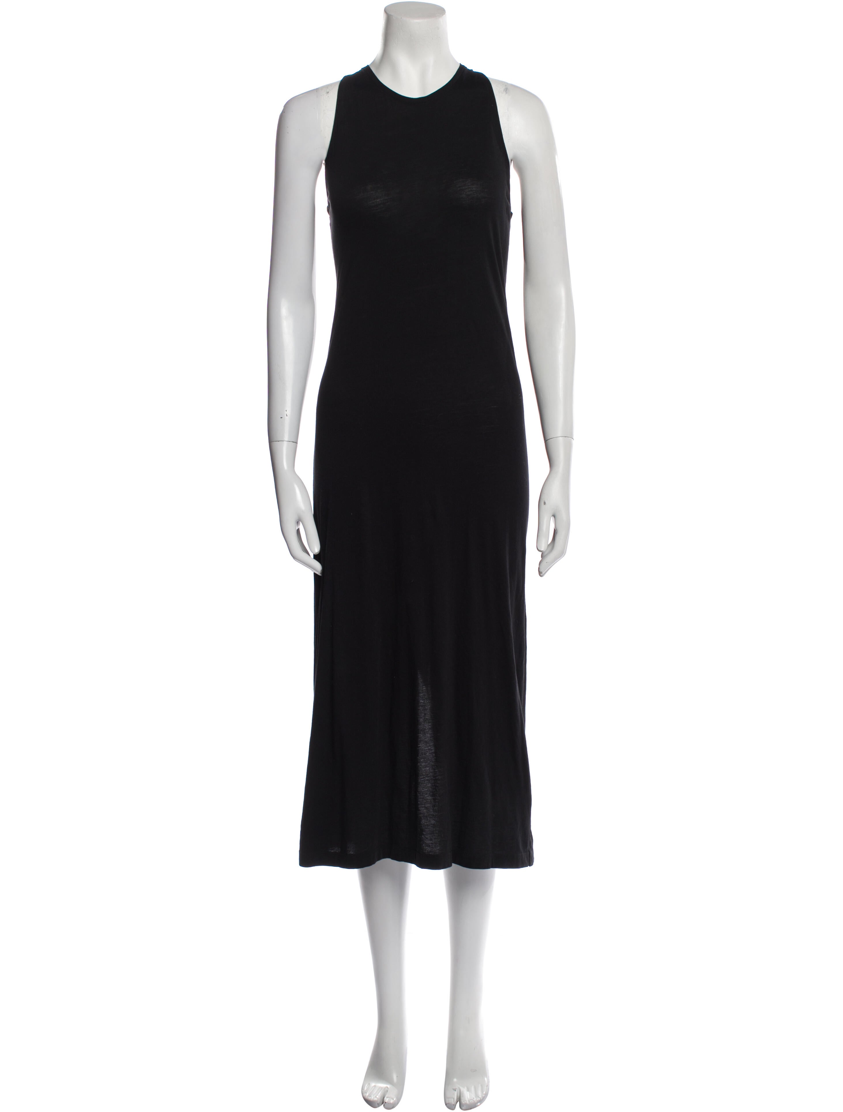 Vince Crew Neck Midi Length Dress