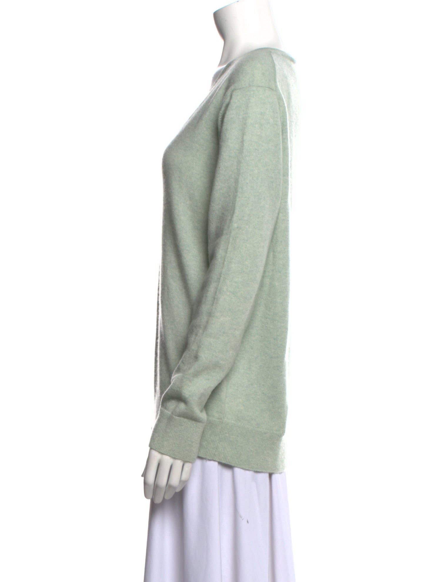 Vince Cashmere Plunge Neckline Sweater