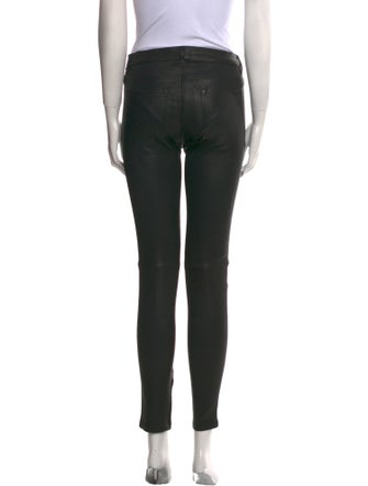 Vince Leather Skinny Leg Pants