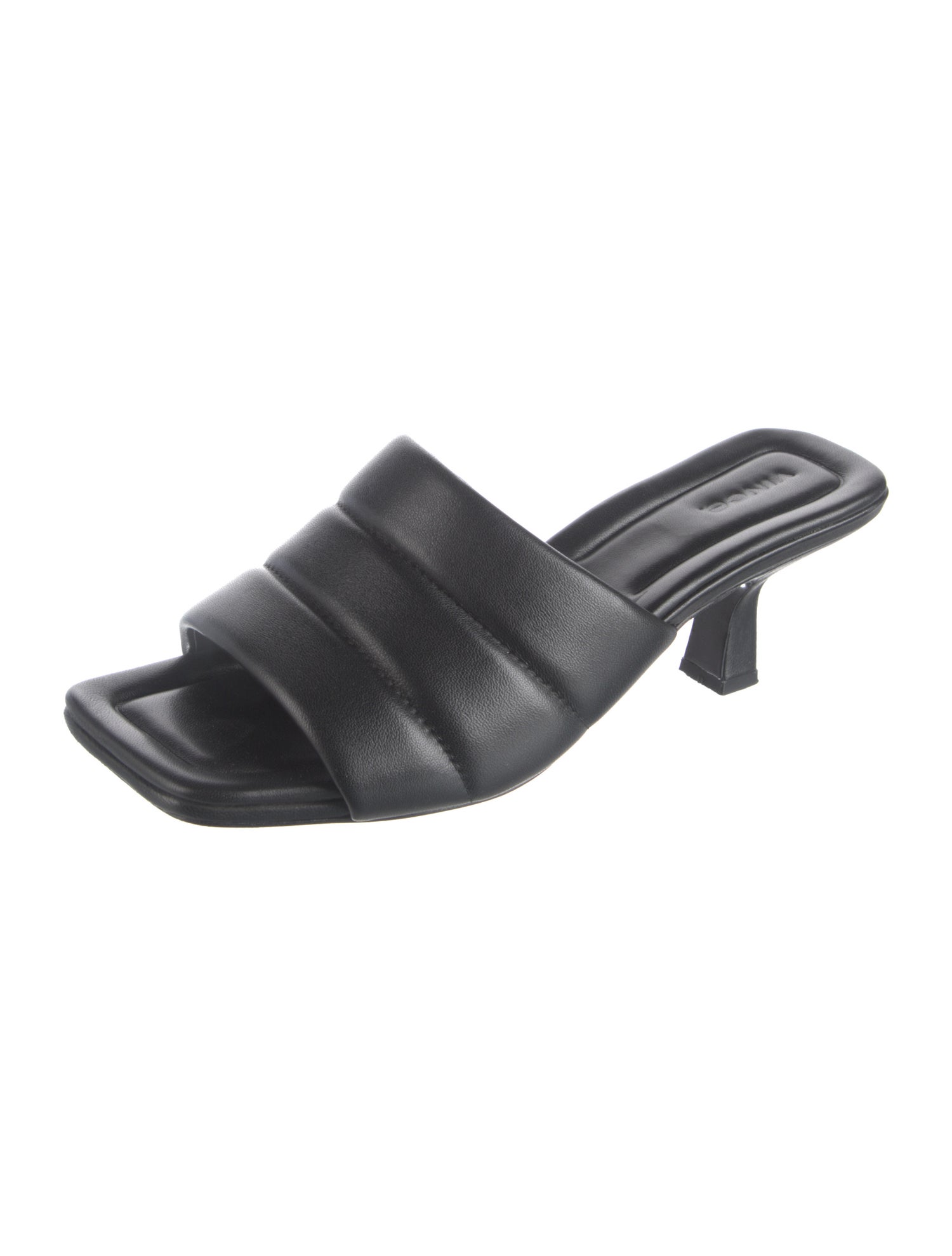 Vince Leather Slides