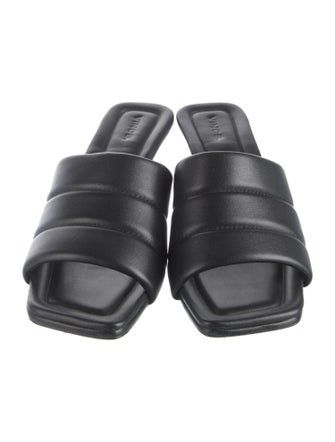 Vince Leather Slides