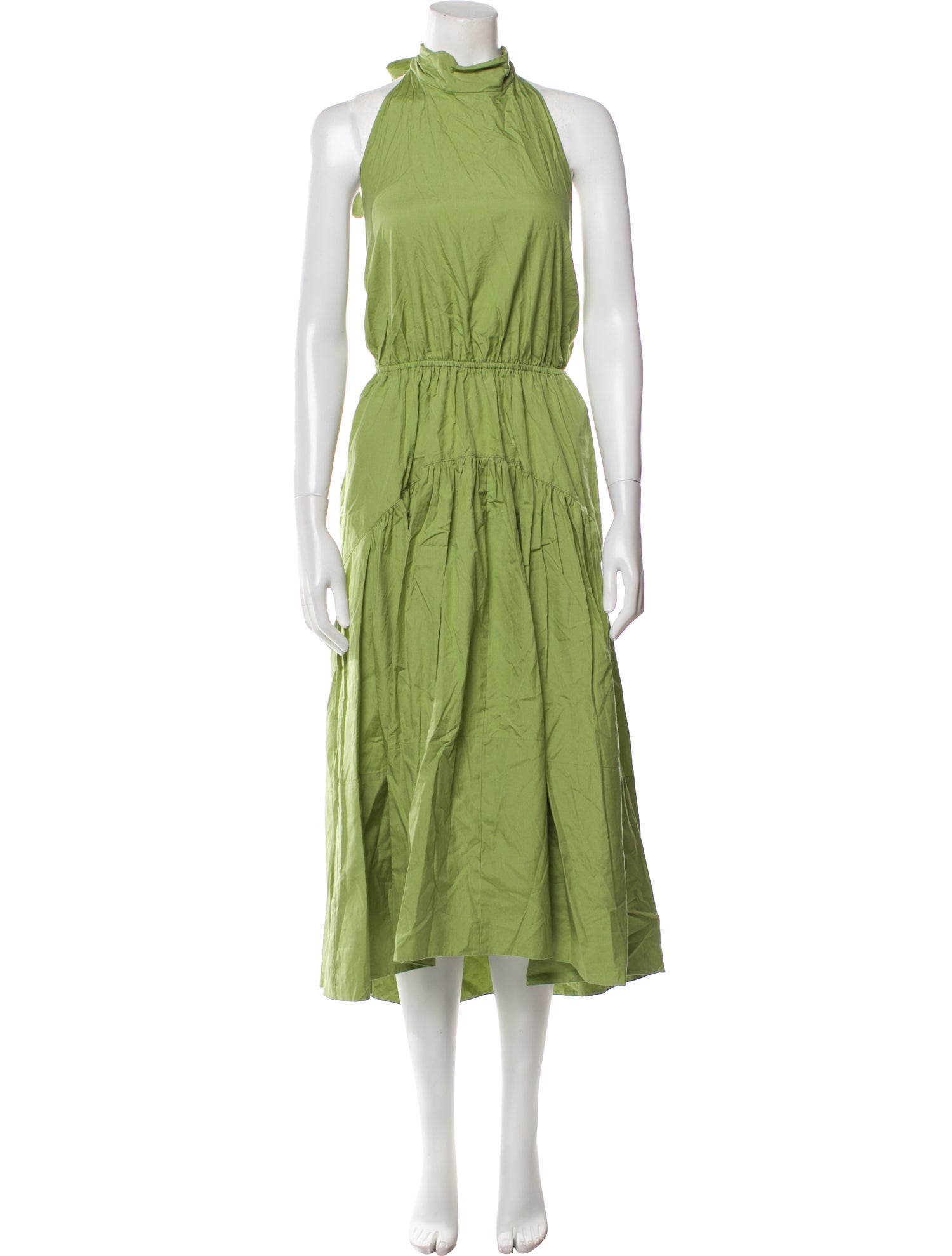 Vince Mock Neck Long Dress