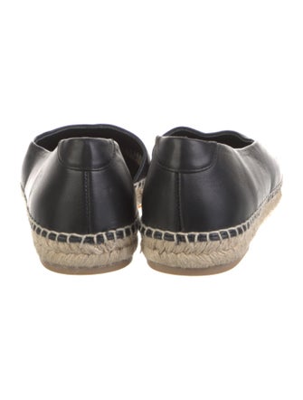 Vince Leather Whipstitch Trim Espadrilles