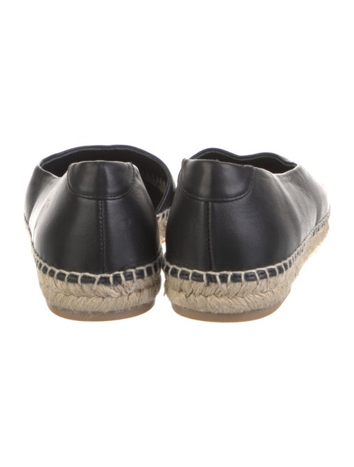 Vince Leather Whipstitch Trim Espadrilles