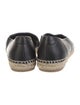 Vince Leather Whipstitch Trim Espadrilles