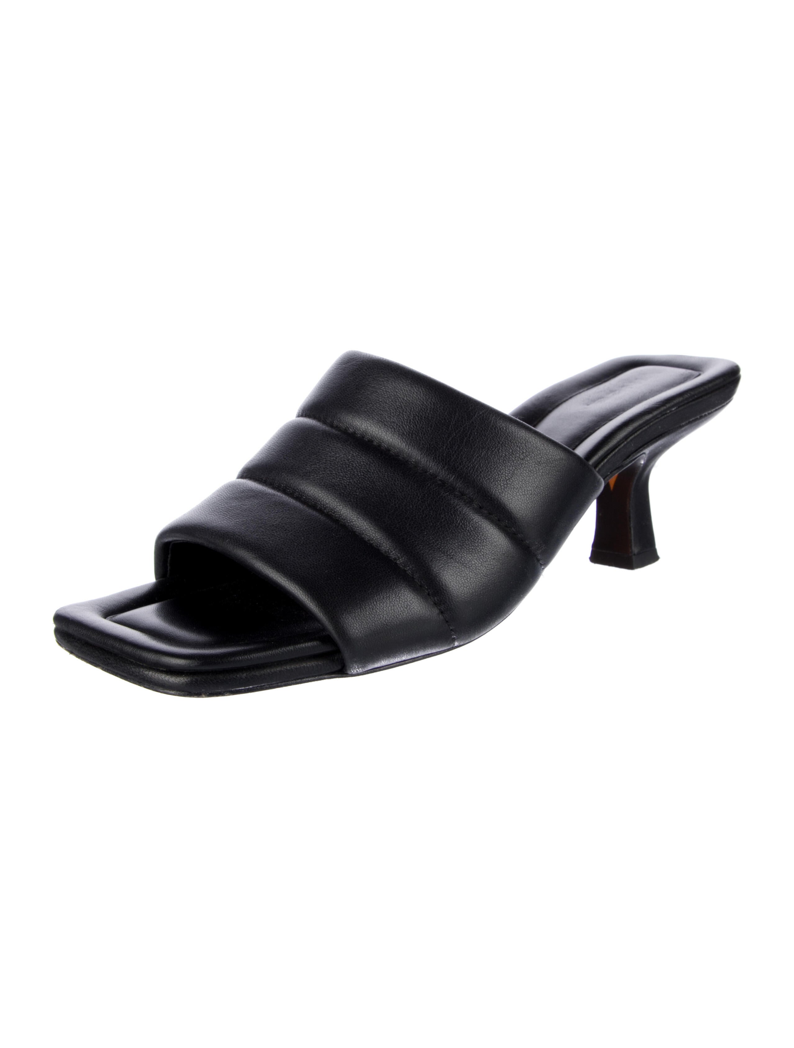 Vince Leather Slides
