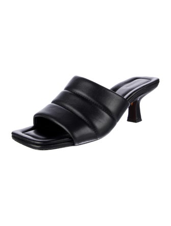 Vince Leather Slides