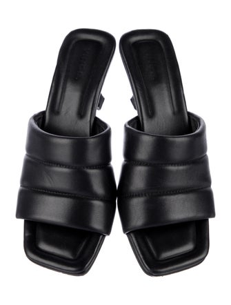 Vince Leather Slides