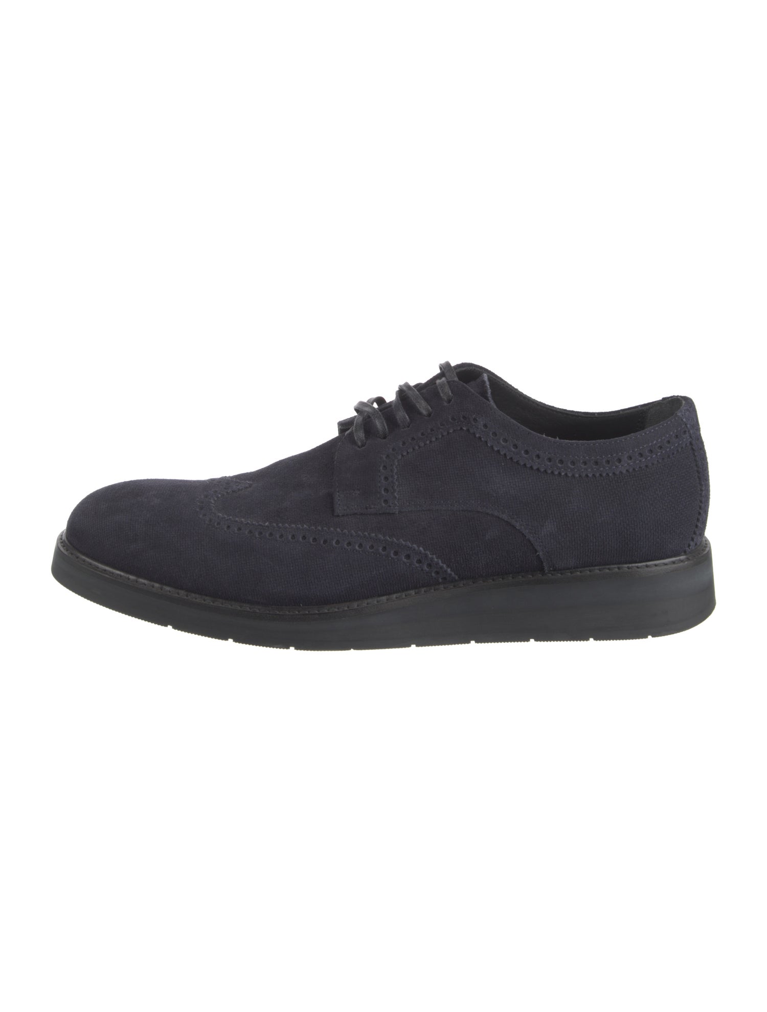 Vince Suede Leather Trim Embellishment Brogues