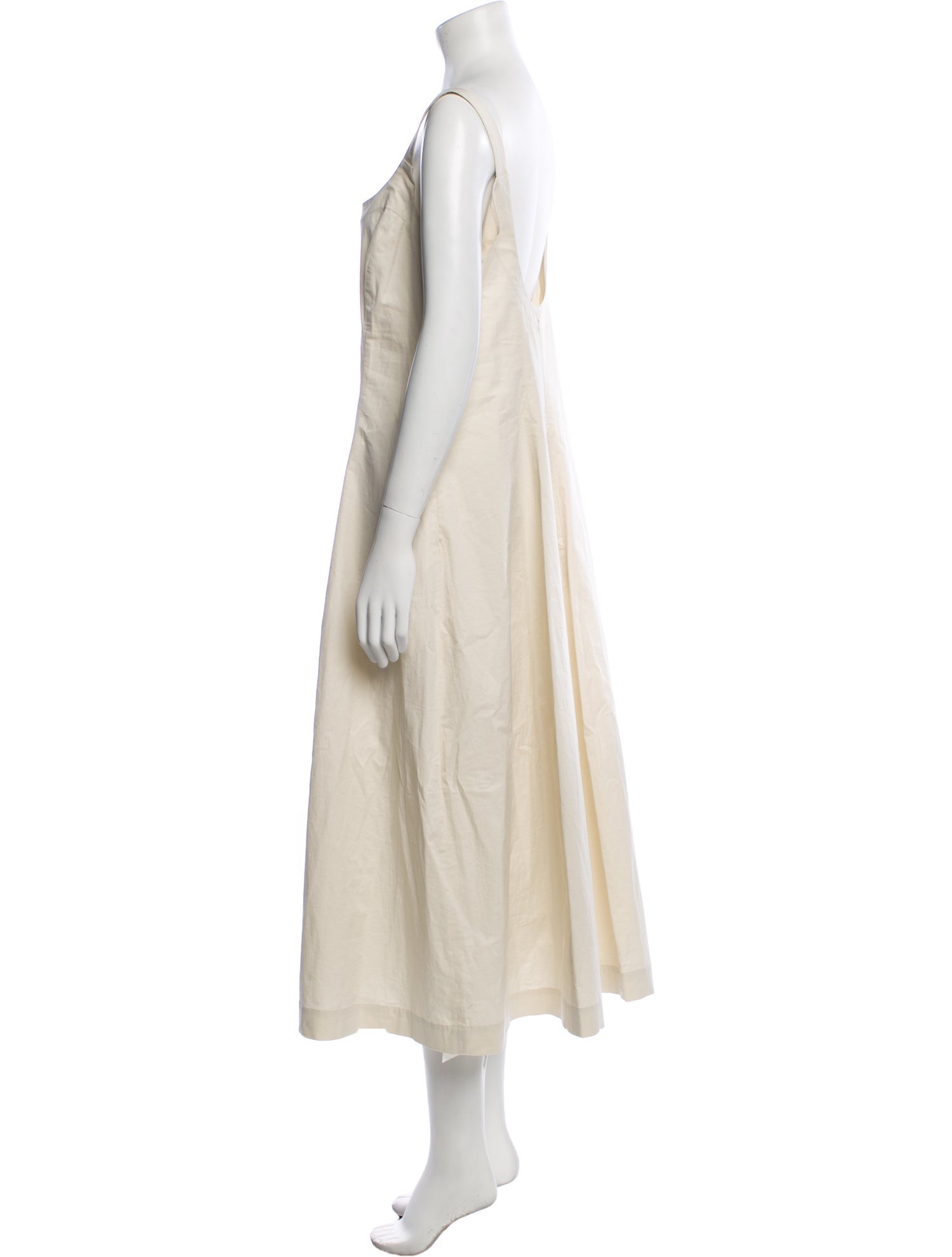 Vince Square Neckline Long Dress