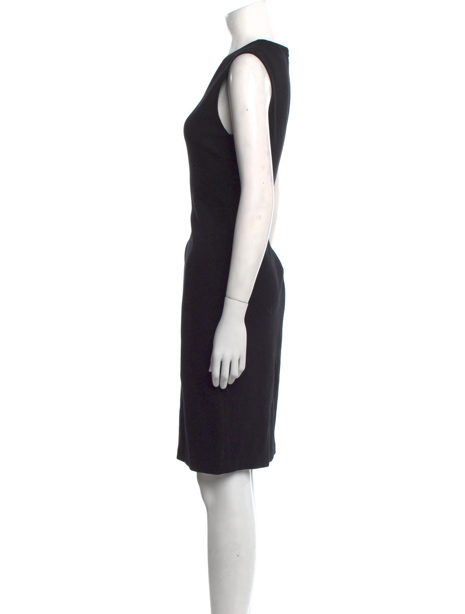 Vince V-Neck Knee-Length Dress