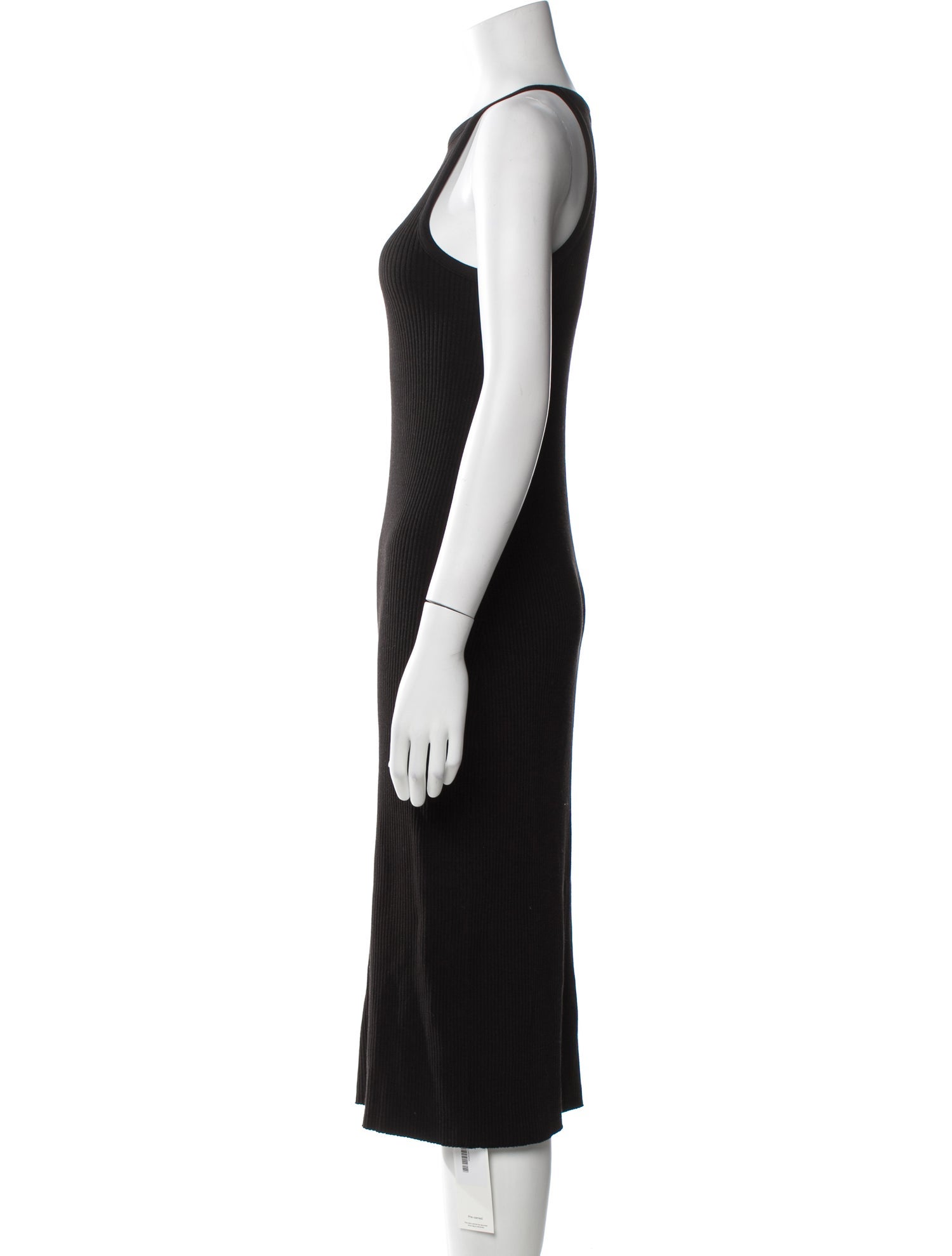 Vince Square Neckline Midi Length Dress