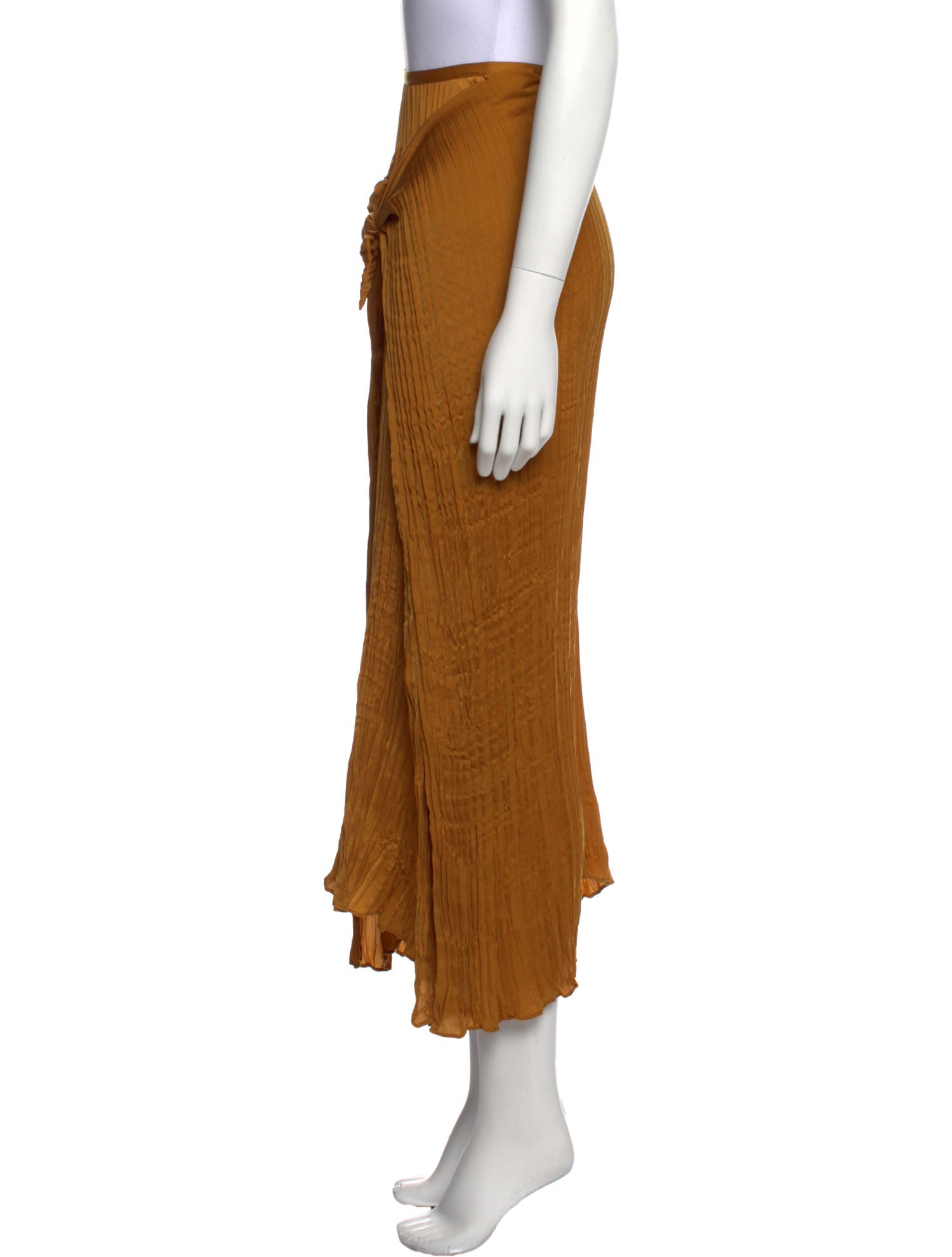 Vince Bow Accents Midi Length Skirt