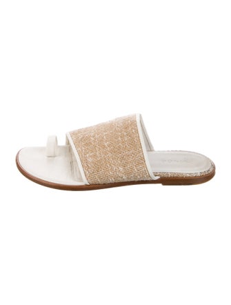 Vince Leather Slides