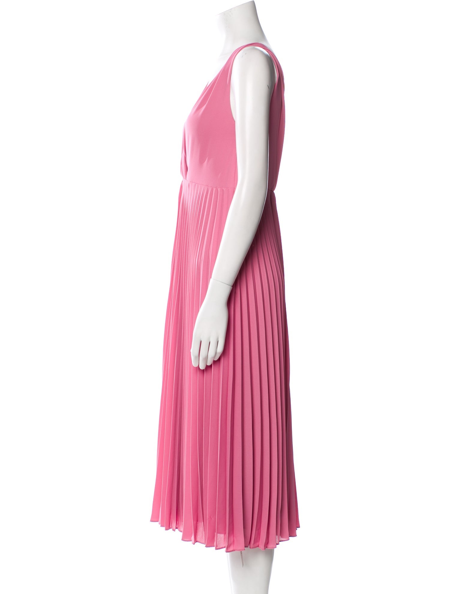 Vince V-Neck Midi Length Dress