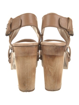 Vince Leather Gladiator Sandals