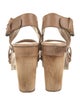 Vince Leather Gladiator Sandals