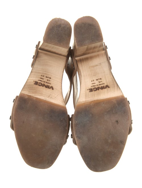 Vince Leather Gladiator Sandals