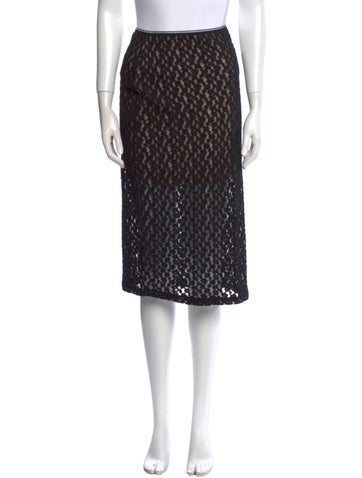 Vince Skirts Lace Knee-Length Skirt XXS