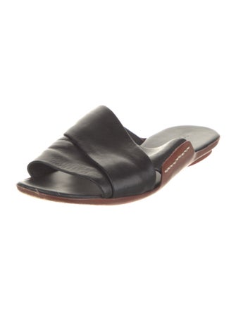 Vince Leather Slides