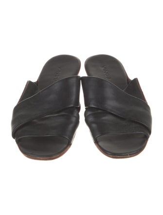 Vince Leather Slides