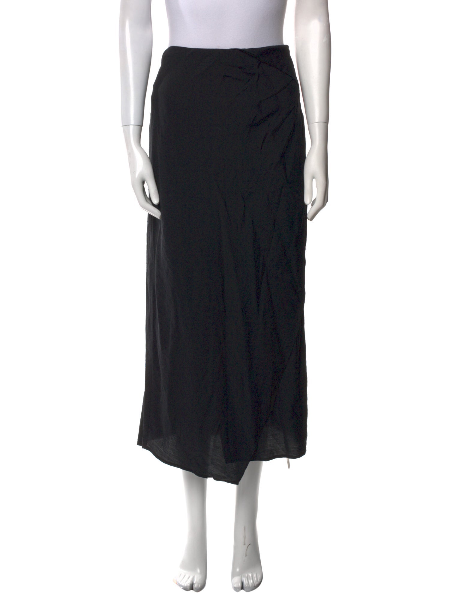 Vince Pleated Accents Midi Length Skirt