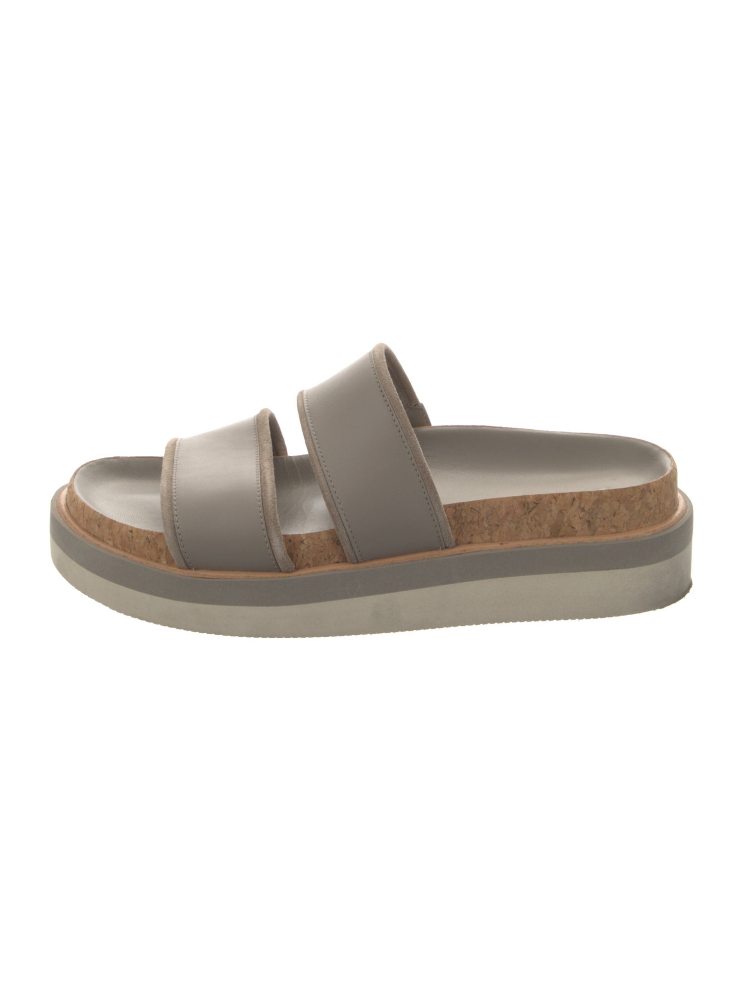 Vince Leather Slides