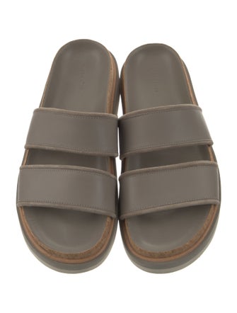 Vince Leather Slides