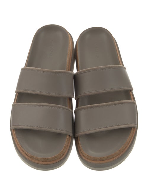 Vince Leather Slides