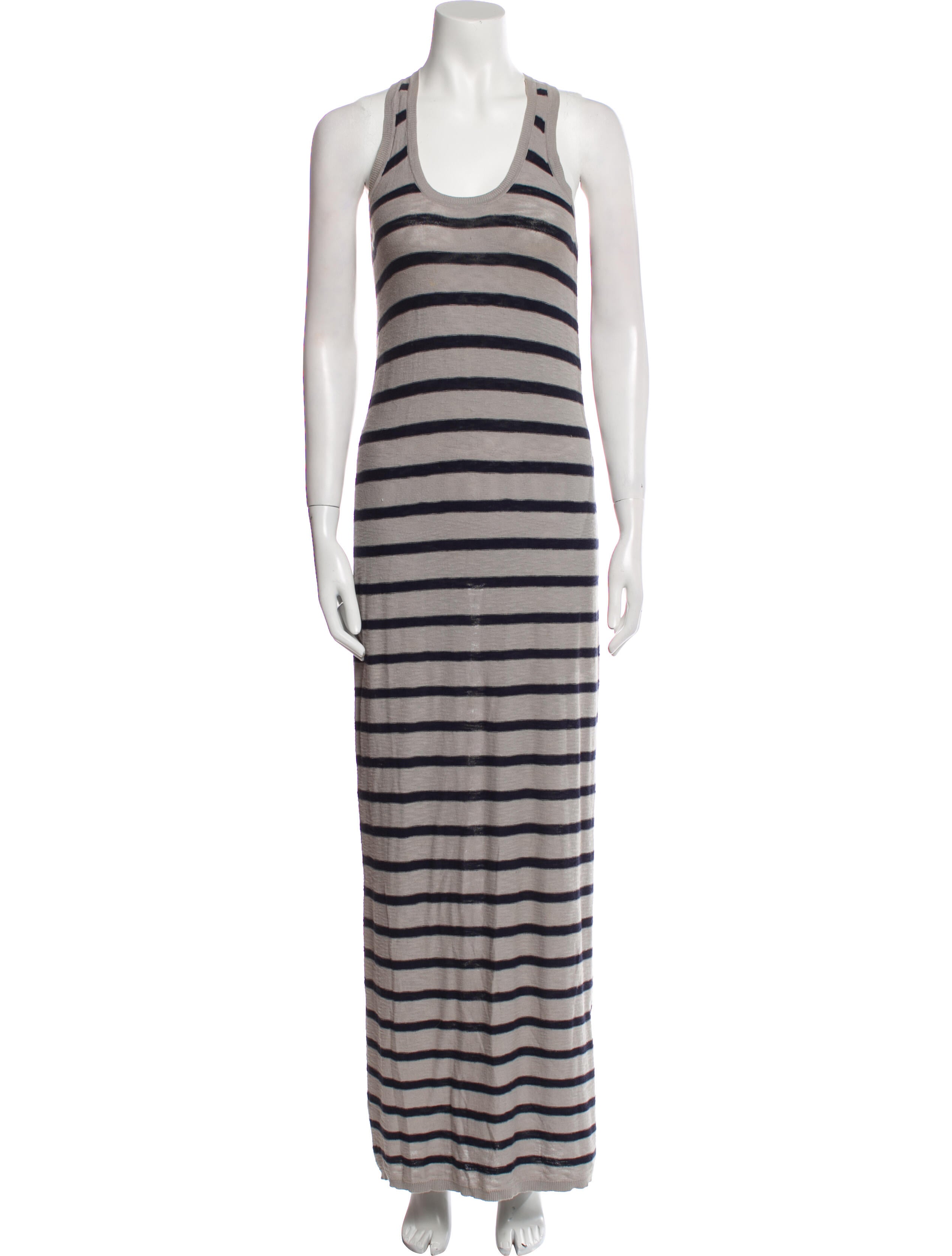 Vince Striped Long Dress