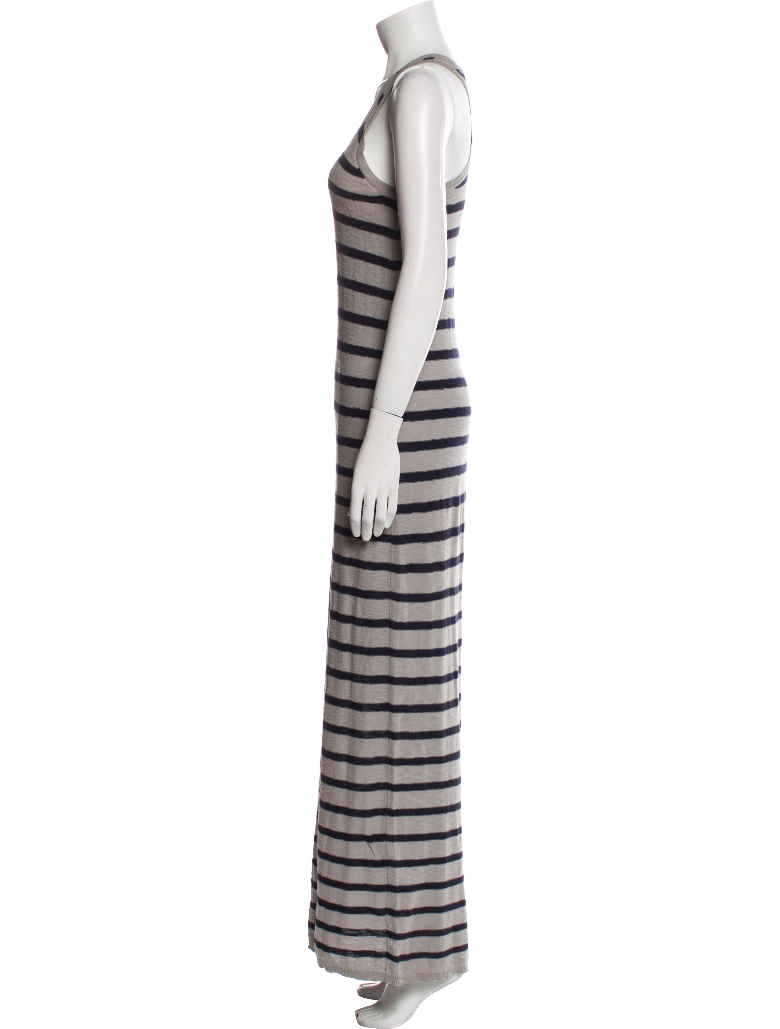 Vince Striped Long Dress
