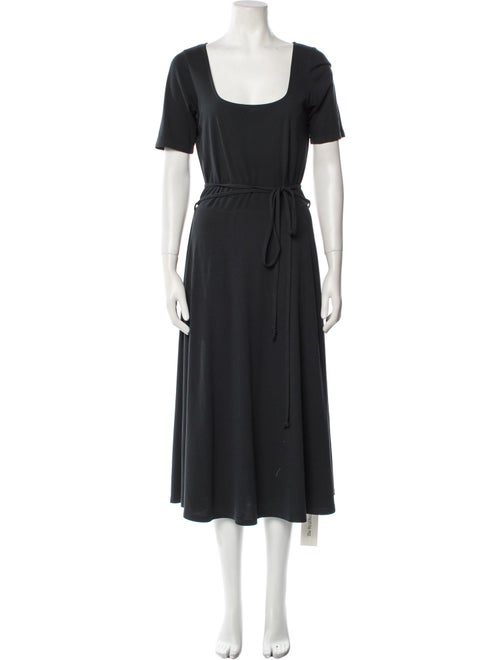 Vince Square Neckline Midi Length Dress