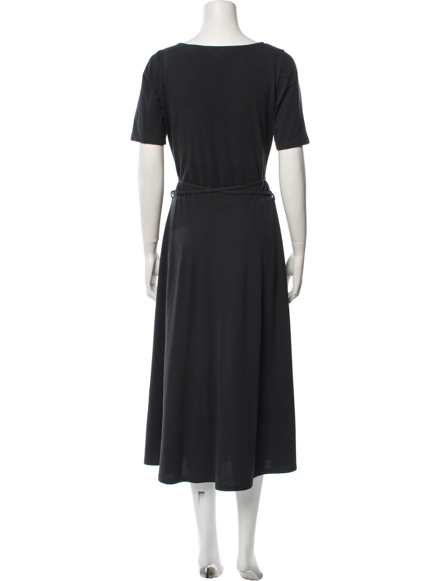 Vince Square Neckline Midi Length Dress