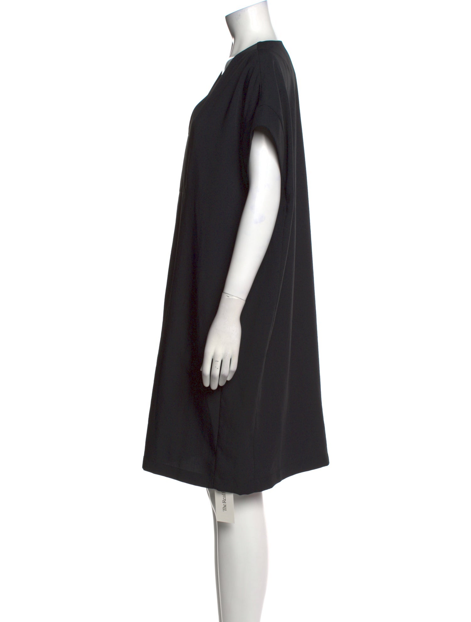 Vince V-Neck Knee-Length Dress