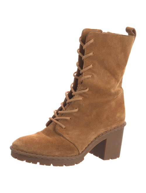 Vince Suede Lace-Up Boots