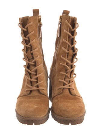 Vince Suede Lace-Up Boots