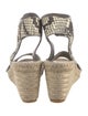 Vince Leather Animal Print Espadrilles