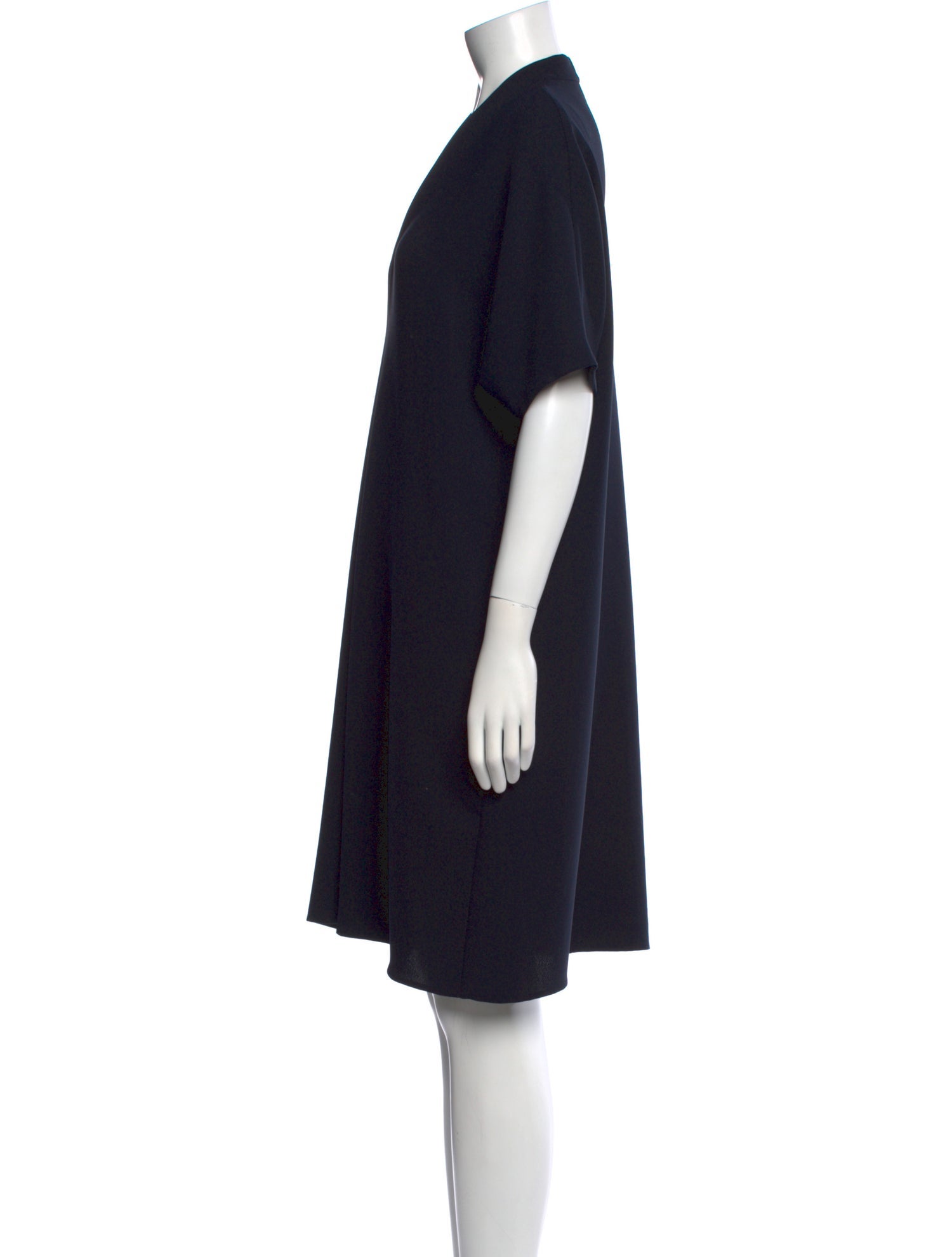 Vince V-Neck Knee-Length Dress